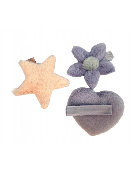 Spinki dla dziecka dziewczynki MIX Lolita Accessories Zestaw 3 sztuki