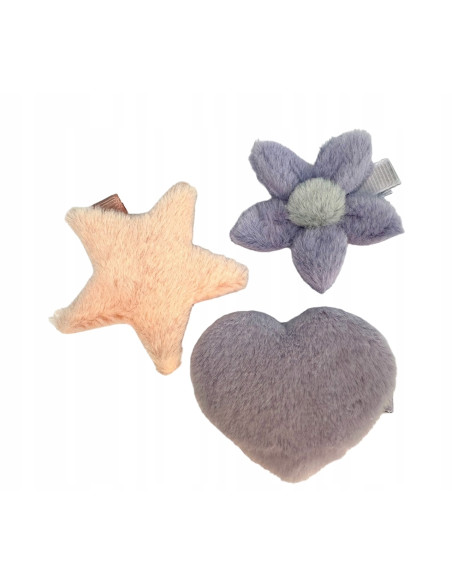 Spinki dla dziecka dziewczynki MIX Lolita Accessories Zestaw 3 sztuki