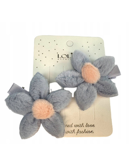 Spinki dla dziecka dziewczynki Kwiatki Lolita Accessories Zestaw 2 sztuki