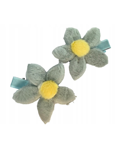 Spinki dla dziecka dziewczynki Kwiatki Lolita Accessories Zestaw 2 sztuki