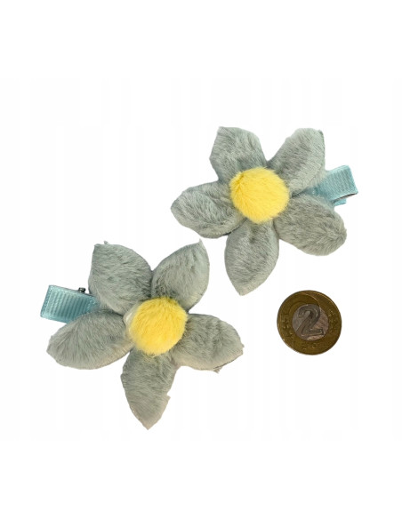 Spinki dla dziecka dziewczynki Kwiatki Lolita Accessories Zestaw 2 sztuki