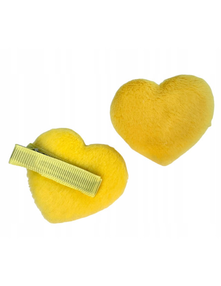 Spinki dla dziecka dziewczynki Serce Lolita Accessories Zestaw 2 sztuki