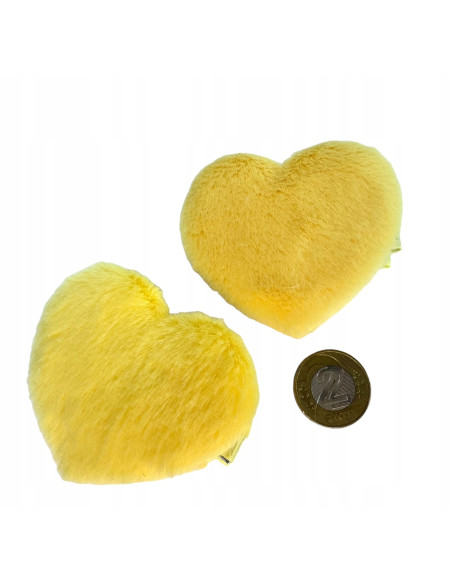 Spinki dla dziecka dziewczynki Serce Lolita Accessories Zestaw 2 sztuki