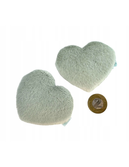 Spinki dla dziecka dziewczynki Serce Lolita Accessories Zestaw 2 sztuki